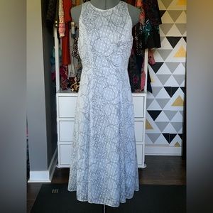 Banana Republic Sparkle Floral Midi Dress